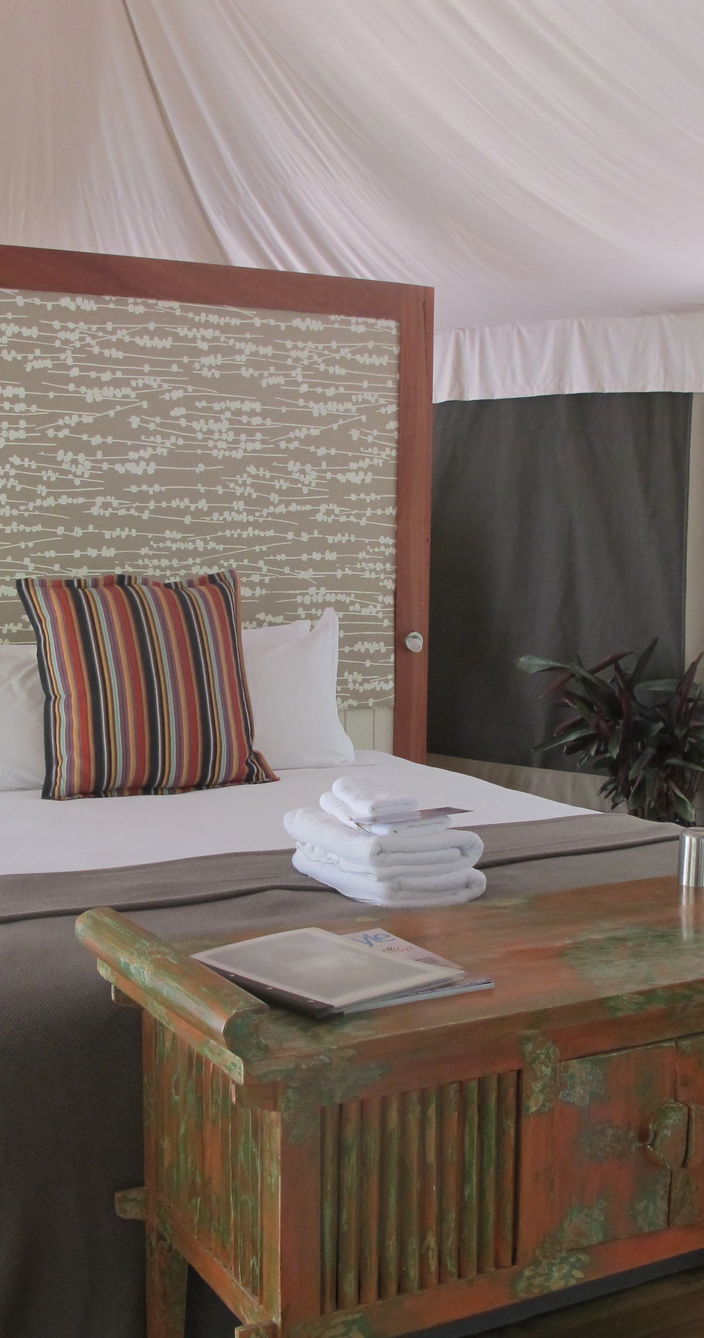 Paperbark Camp slaapkamer