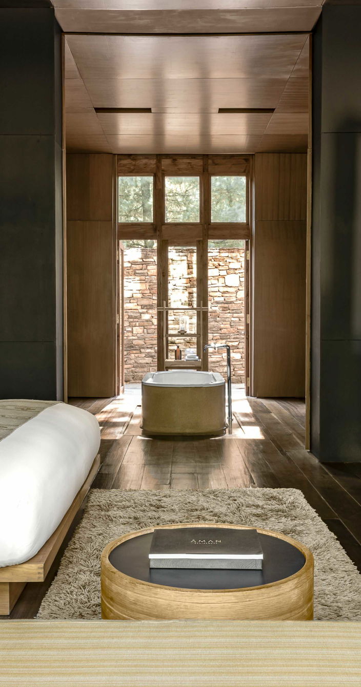 Amankora, Paro Lodge slaapkamer