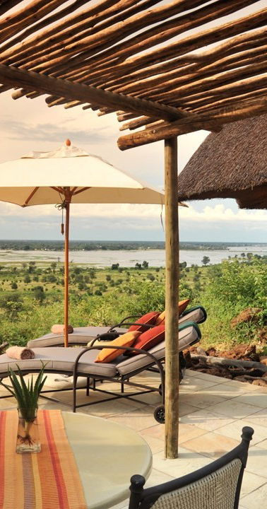 Ngoma Safari Lodge balkon
