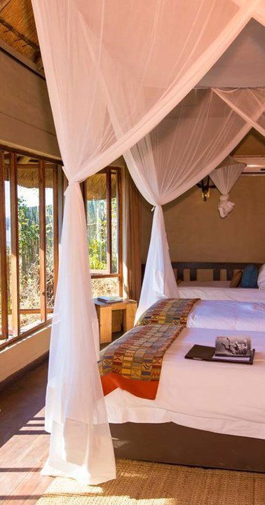 Ngoma Safari Lodge slaapkamer