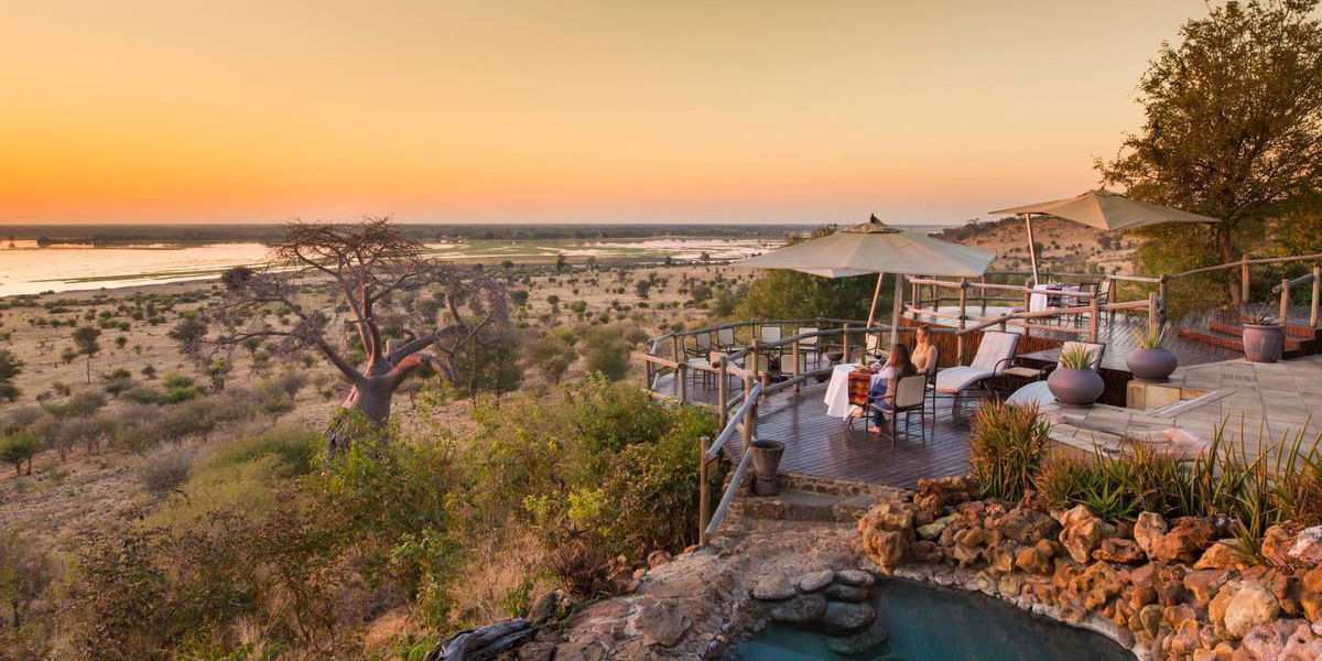 Ngoma Safari Lodge uitzicht