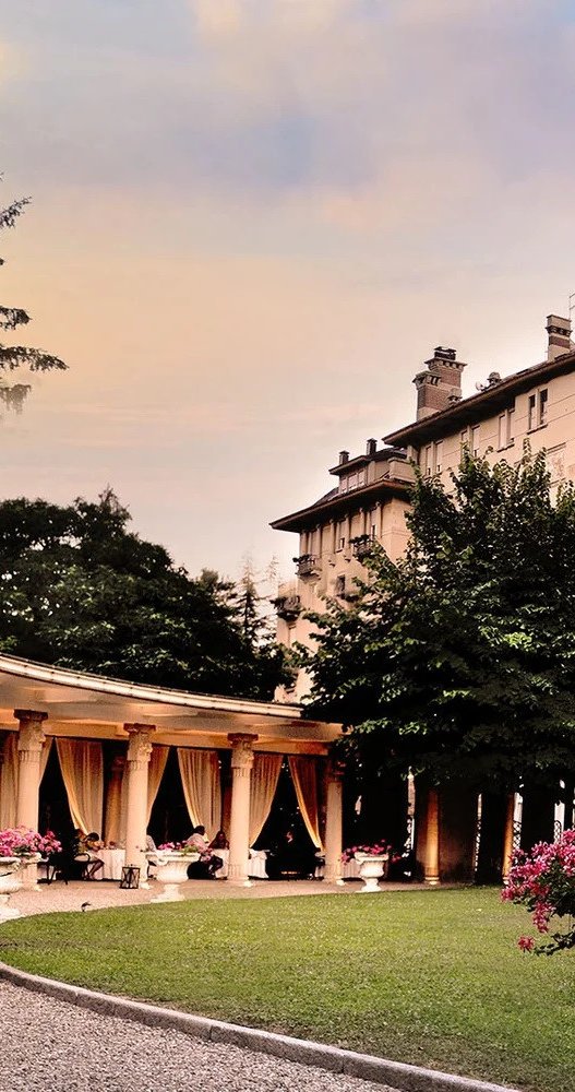 Palace Grand Hotel Varese tuin