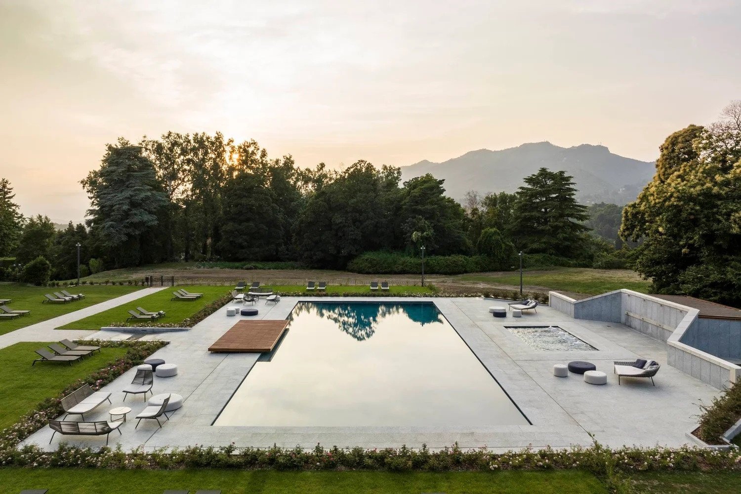 Palace Grand Hotel Varese zwembad