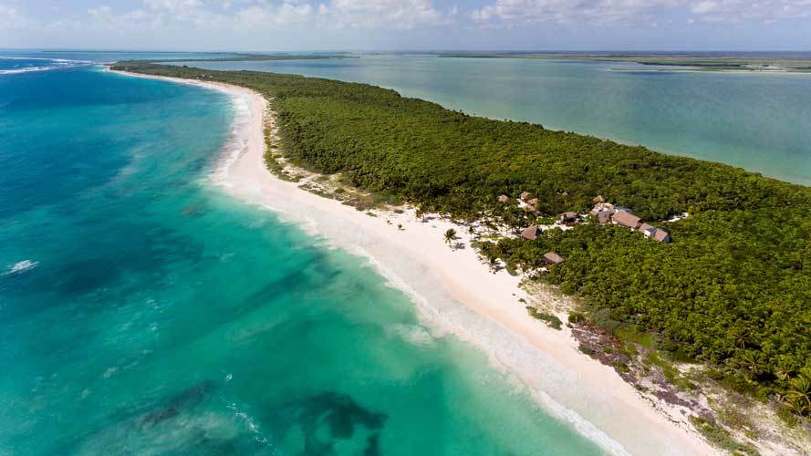 Casa Chablé - exterieur - strand - uitzicht