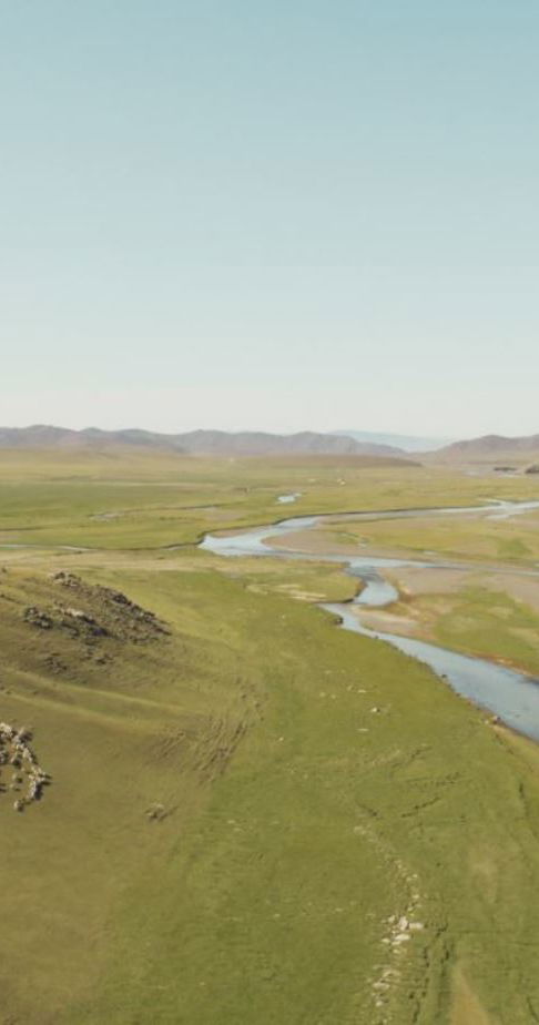 The Pavilions Mongolia luchtaanzicht landschap