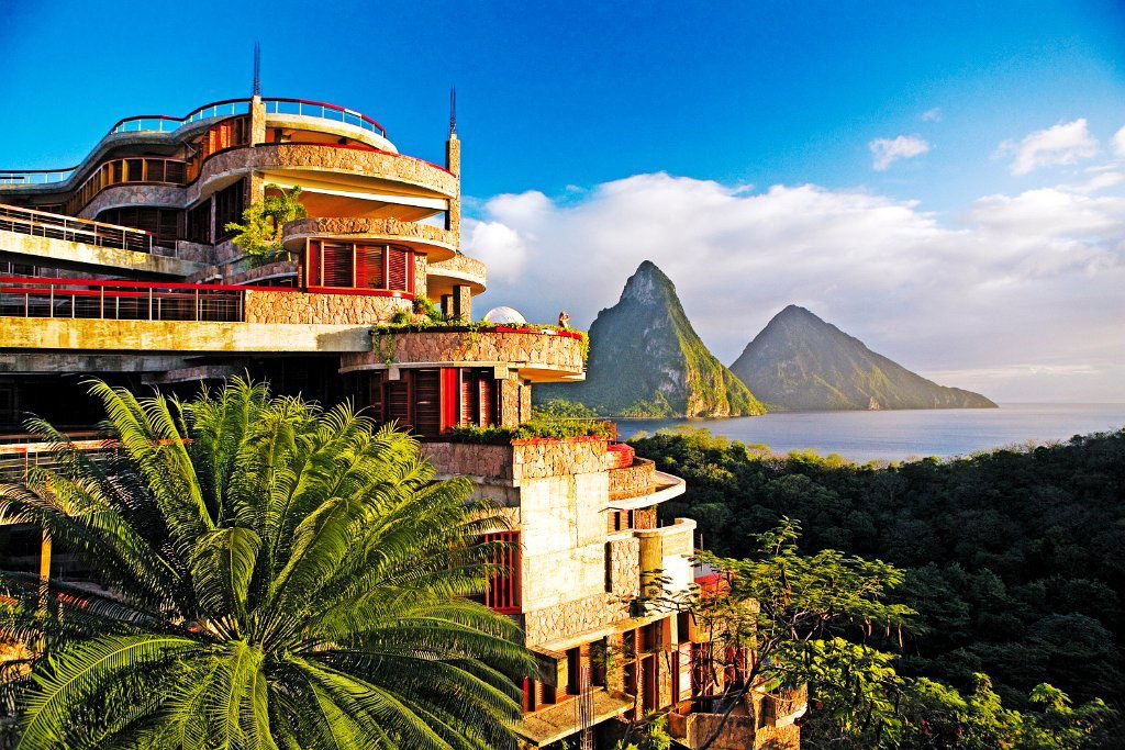 Jade Mountain - Uitzicht