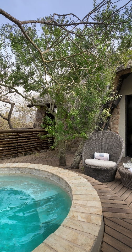 Phinda Mountain Lodge balkon