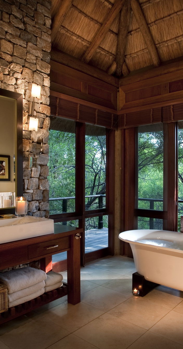Morukuru River House badkamer