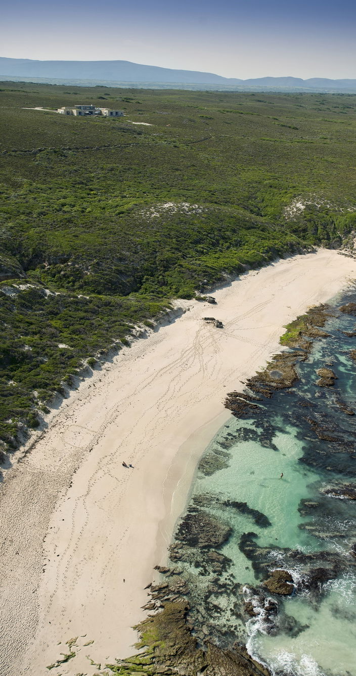 Morukuru Ocean House strand