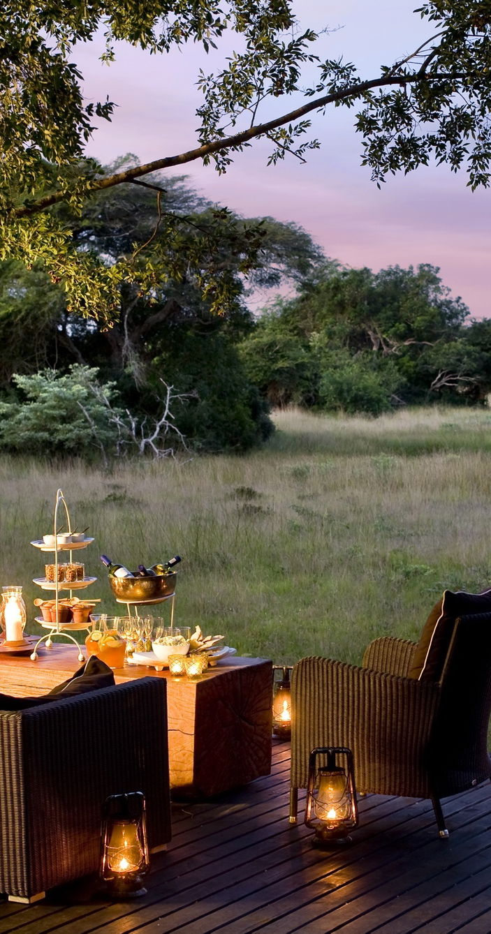 Phinda Forest Lodge veranda