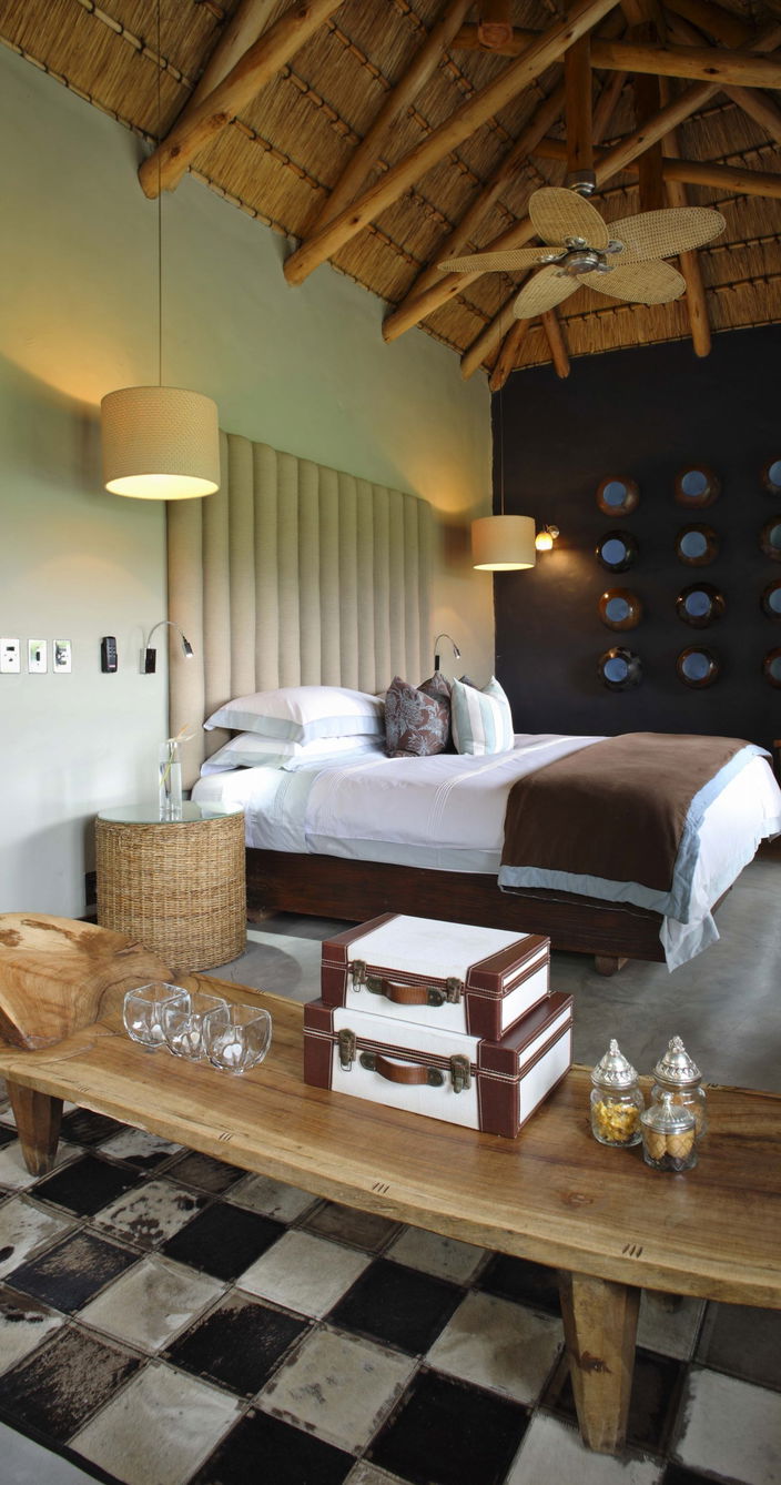 Phinda Zuka Lodge slaapkamer