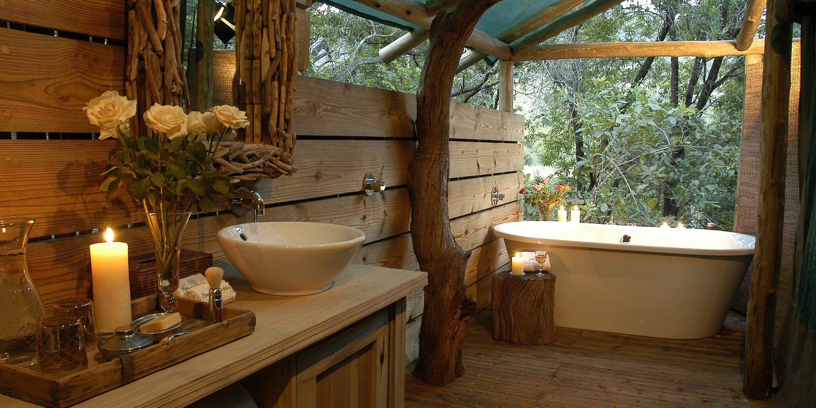 Summerfields Rose Retreat badkamer