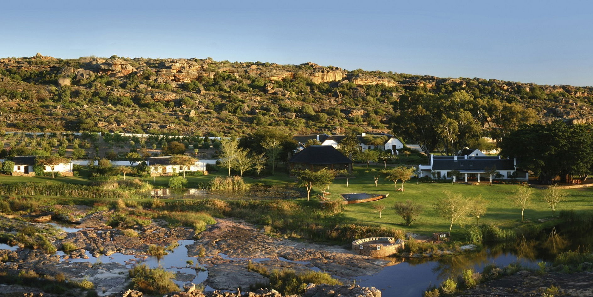Bushmans Kloof uitzicht