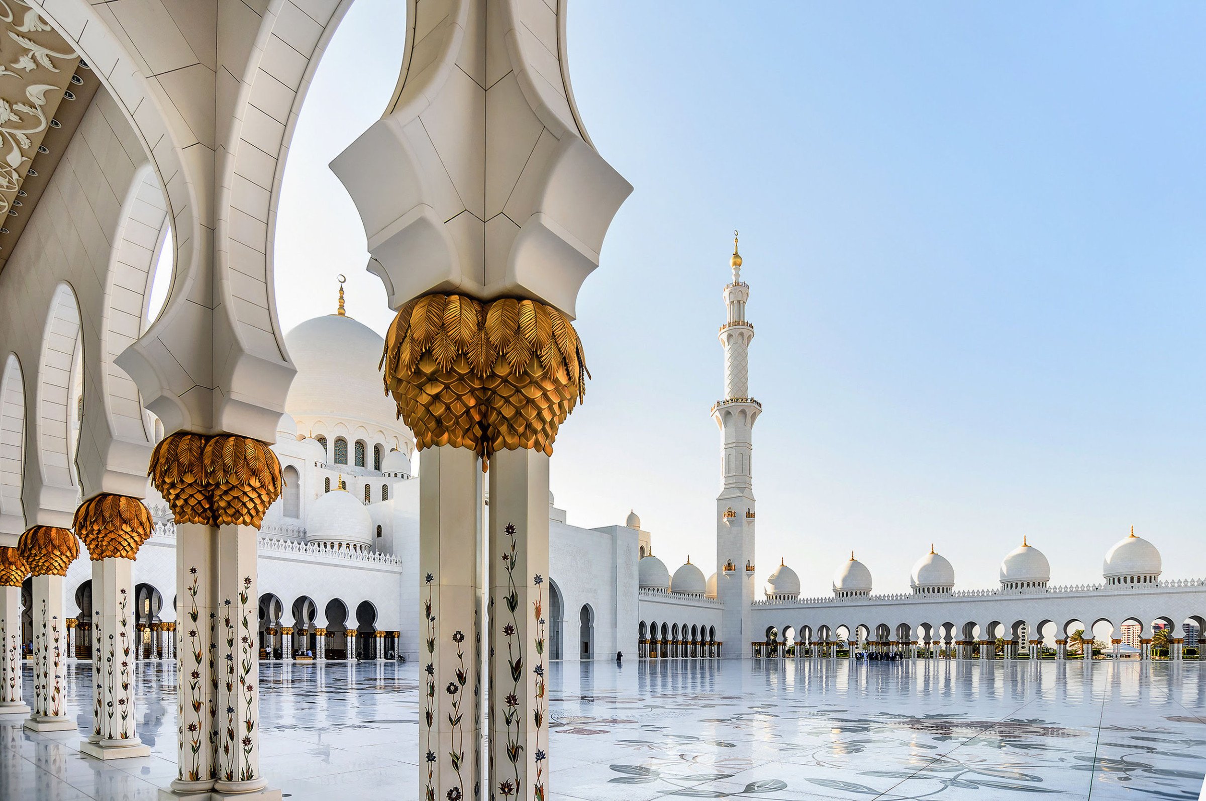 Sheikh Zayed Moskee -  Vakantie Abu Dhabi