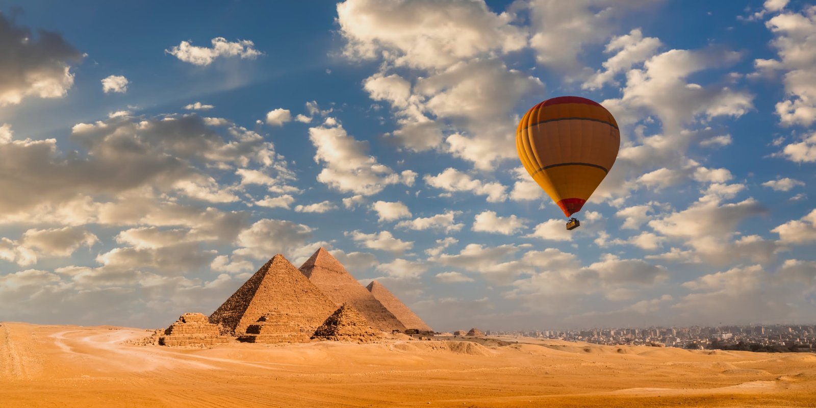 Piramide - Luchtballon - Egypte reizen