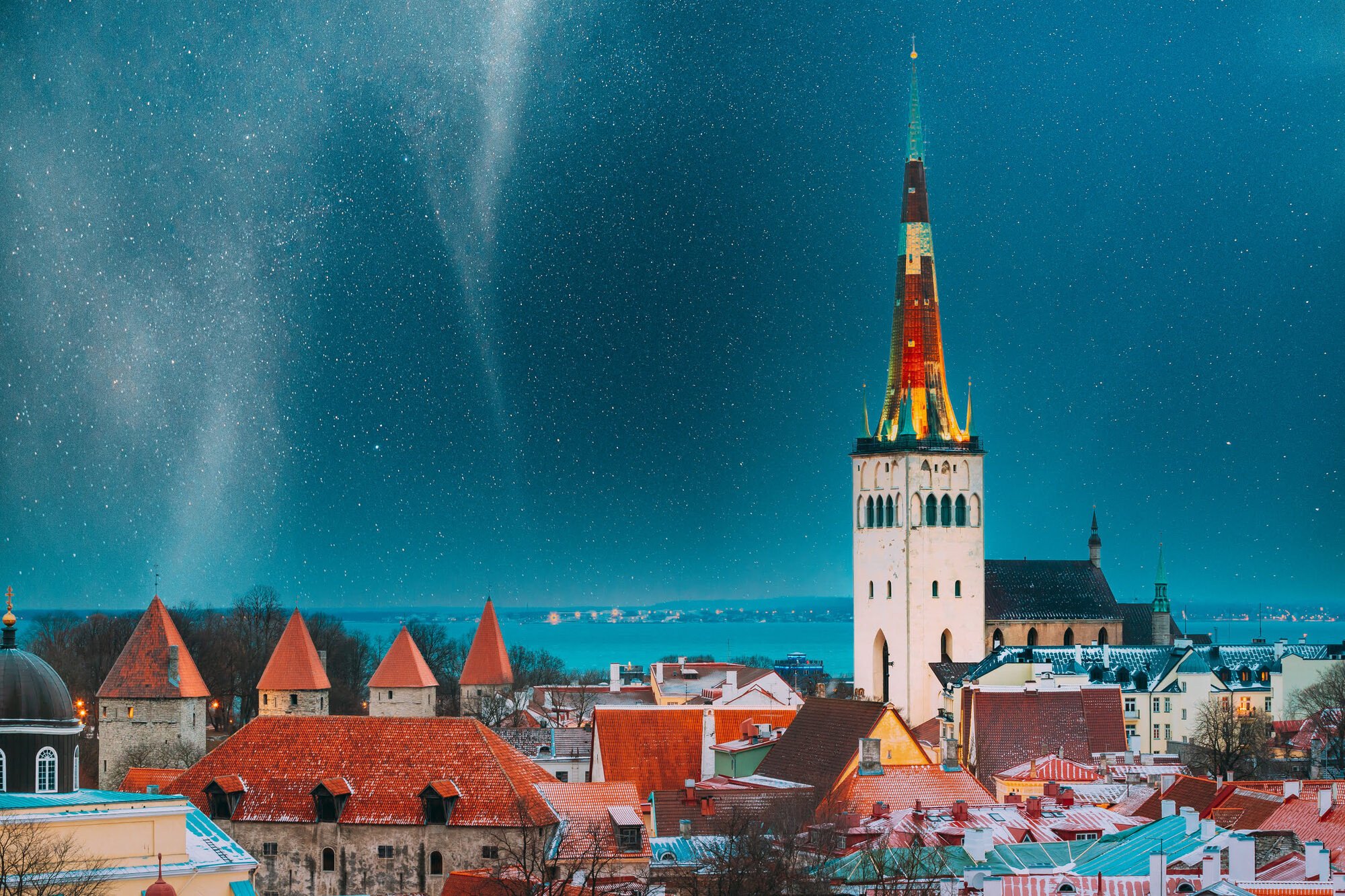Tallinn by night - Vakantie Estland