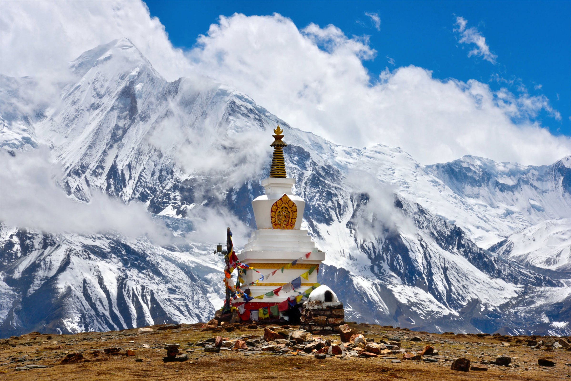 Stupa in Himalaya - Nepal rondreis