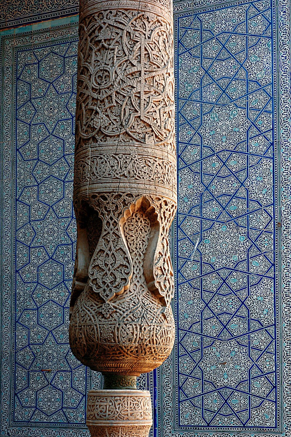 Tash Khauli Palace - Pilaar - Oezbekistan reizen