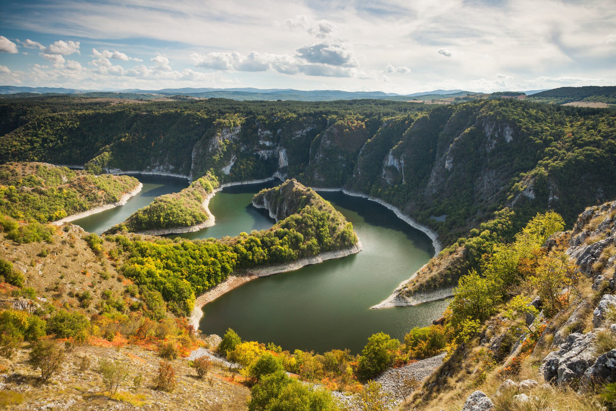 Canyon of Uvac River - Reizen Servië