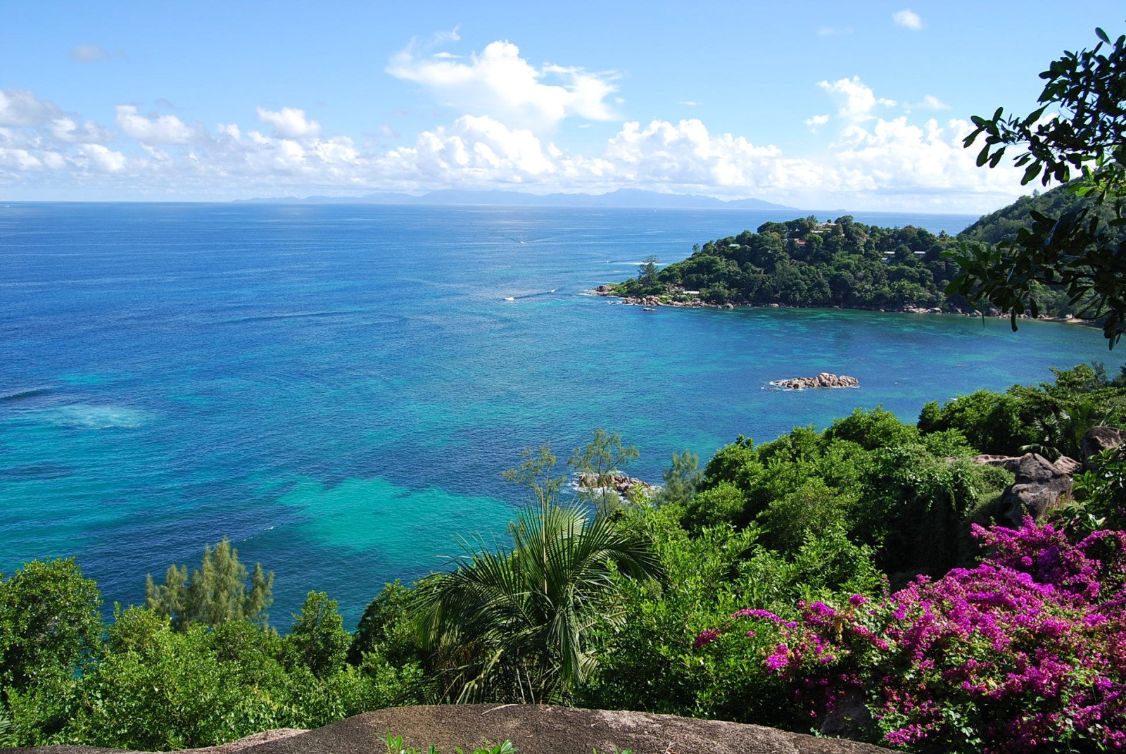 Uitzicht - Eilandhoppen Seychellen
