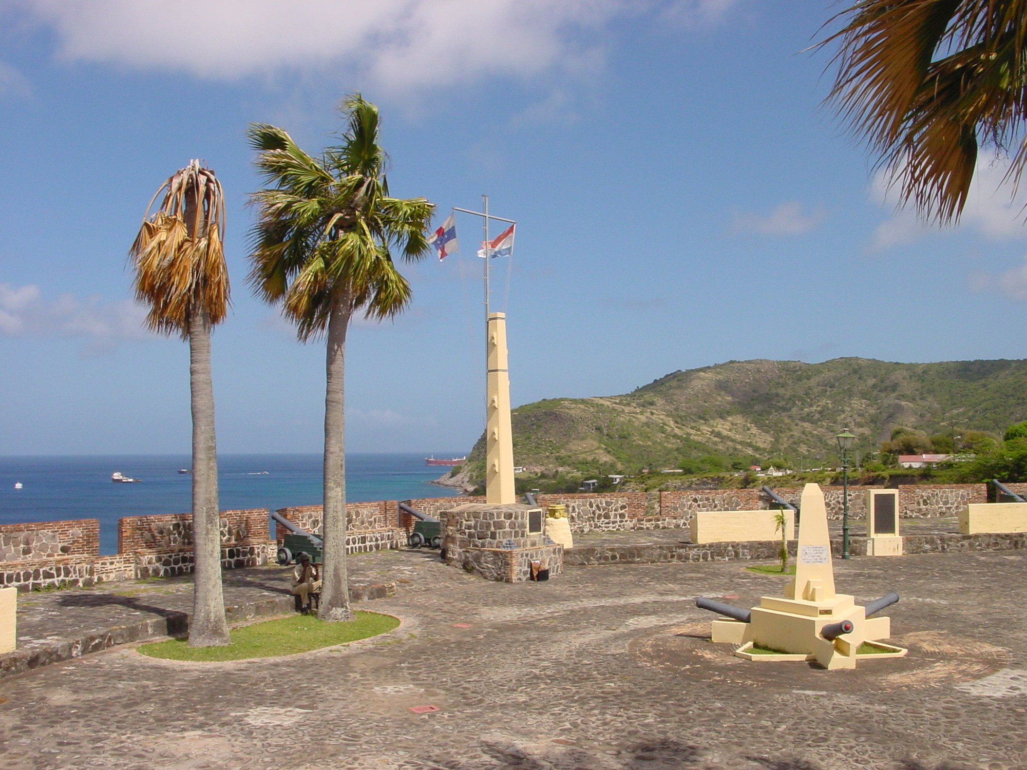 St. Eustatius vakantie - monument