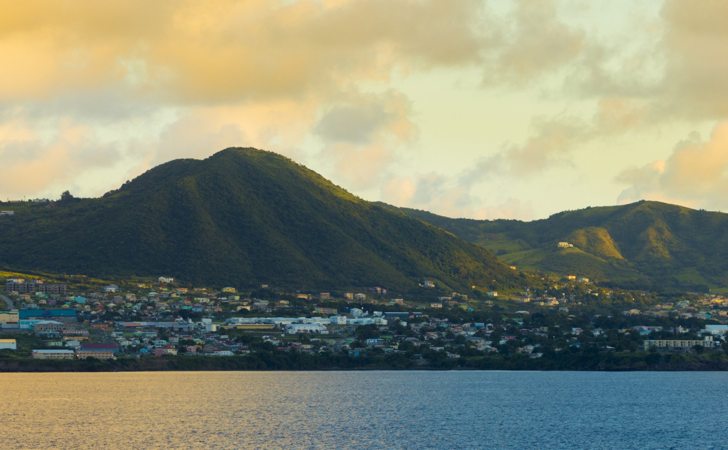 Vakantie st. Kitts - Landschap