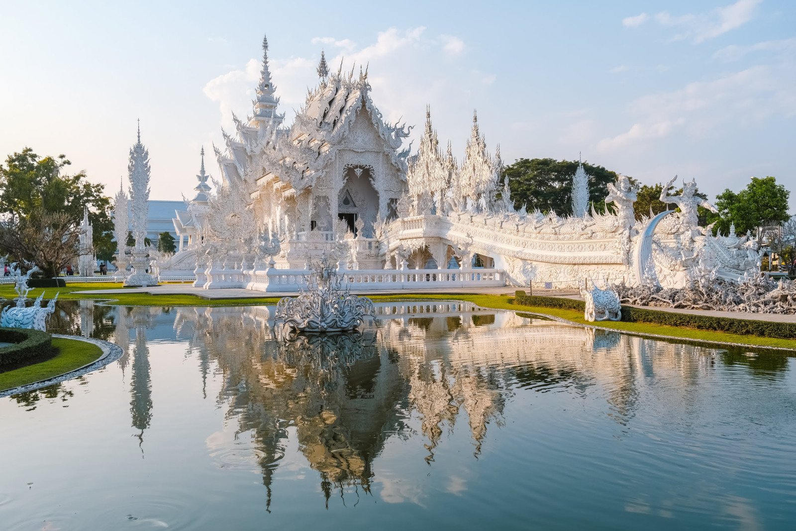 White tempel - Chiang Rai - Rondreis Thailand