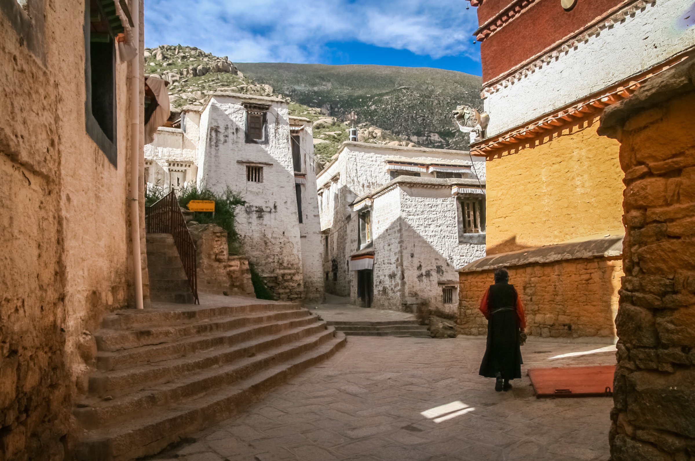 The Courtyard of the Jokhang - Tibet reizen