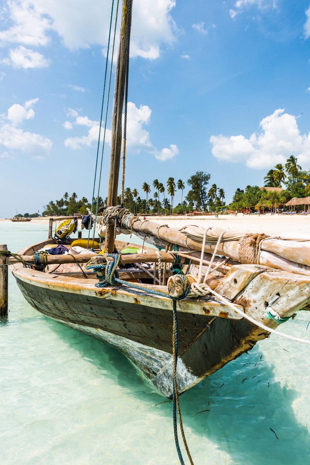 Houten boot - Vakantie Zanzibar