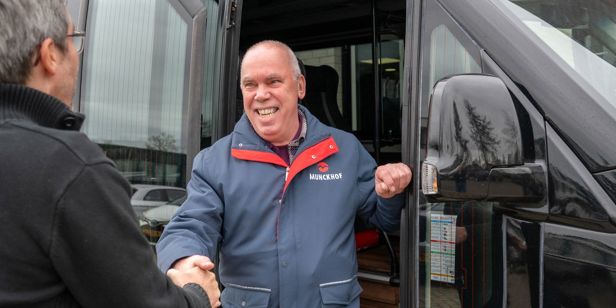 Buschauffeur Gijs van Munckhof