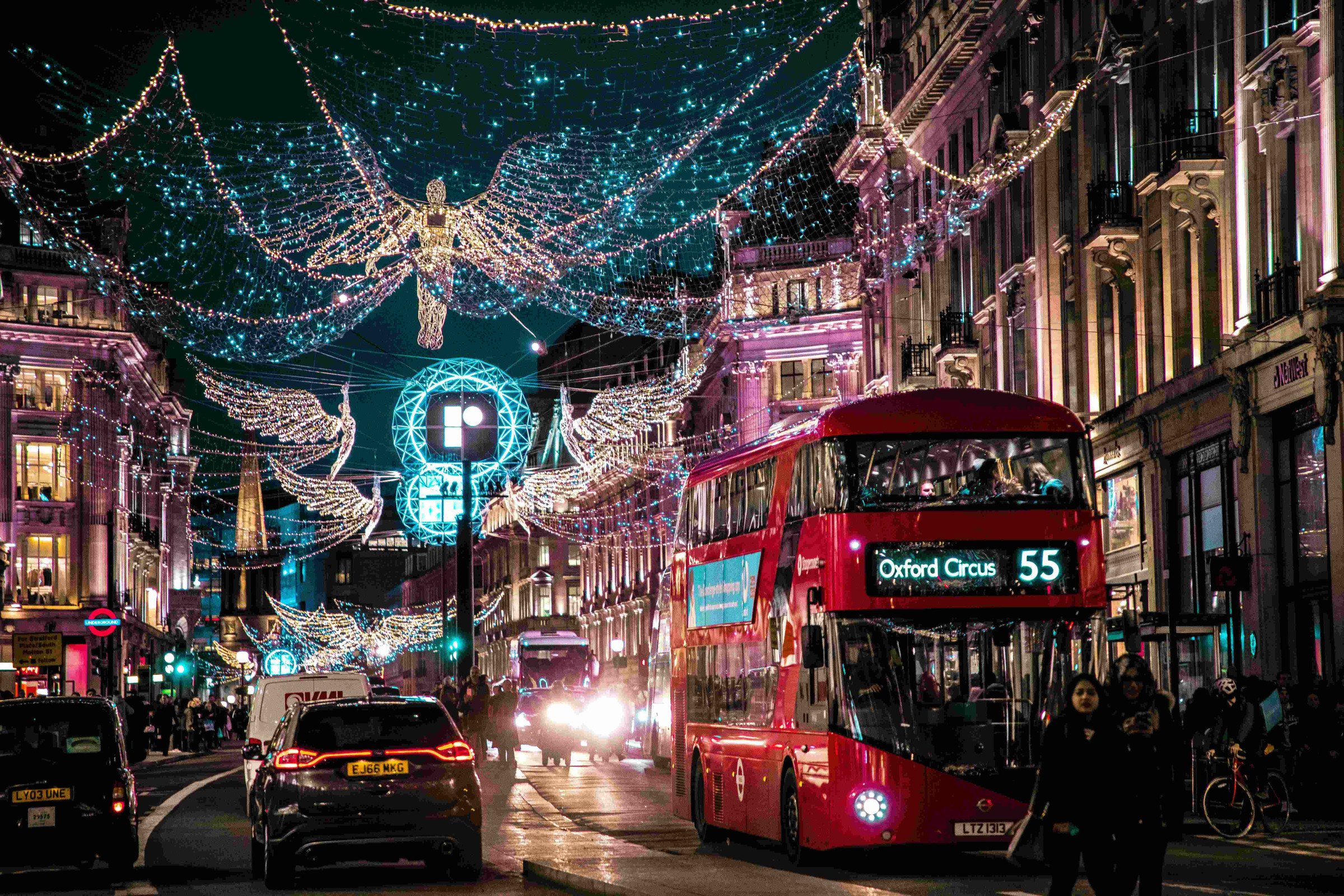 kerst london stad