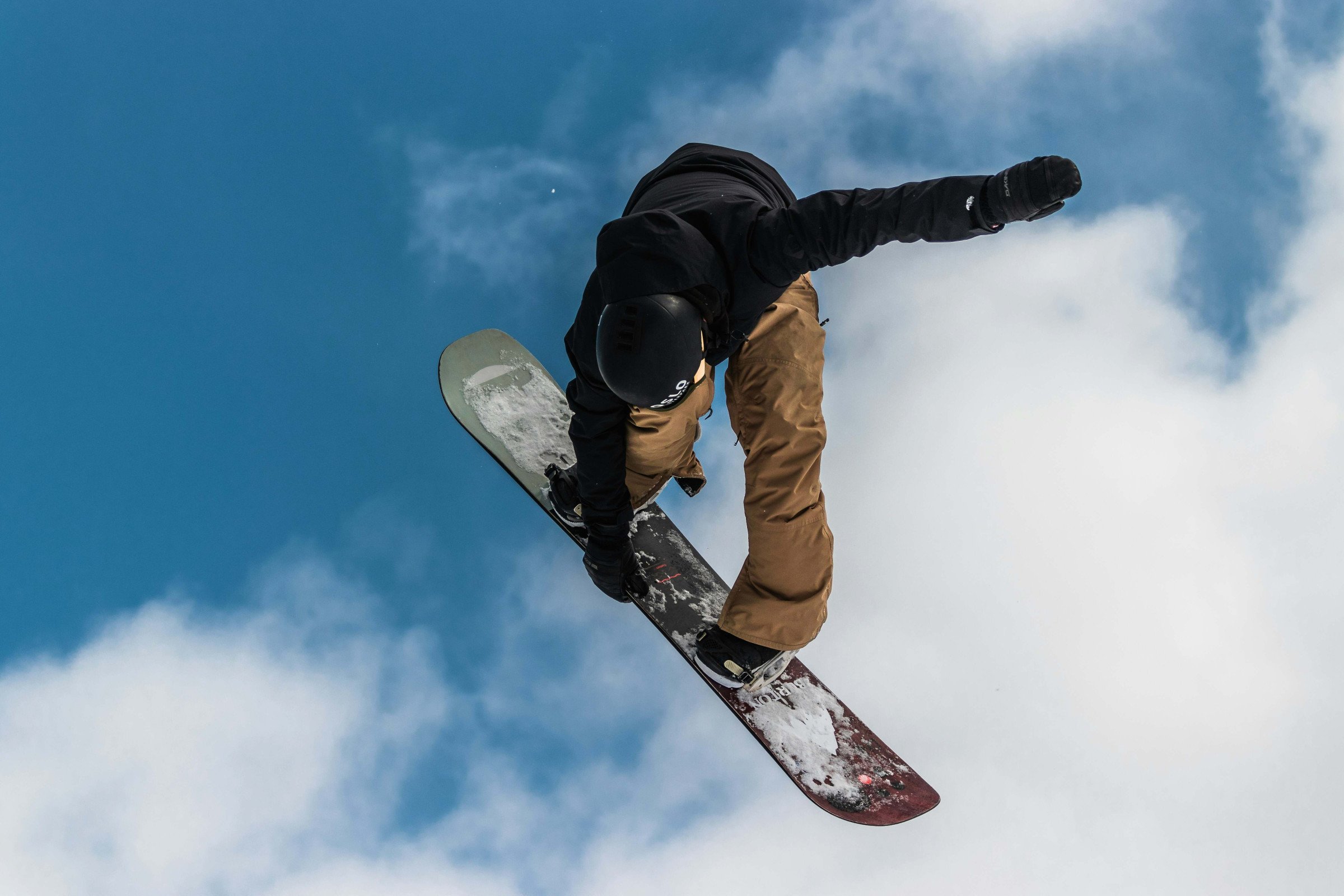 snowboarden sprong